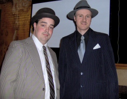 Chase & Hamill as Abbott & Costello